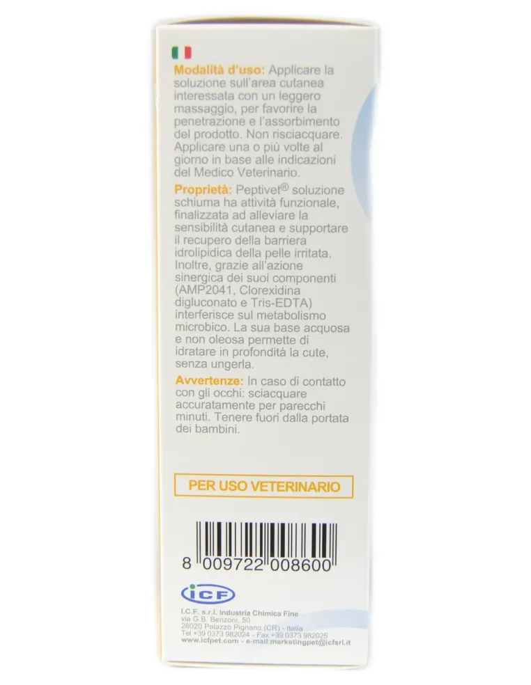 Peptivet ICF soluzione cutanea 100 ml