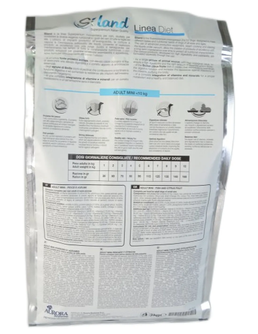 Siland mangime monoproteico pesce e agrumi 3 kg   Siland mangime monoproteico pesce e agrumi 3 kg