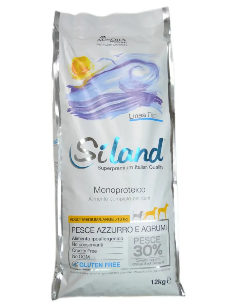 Siland Adult Medium Large pesce e agrumi 12 kg  