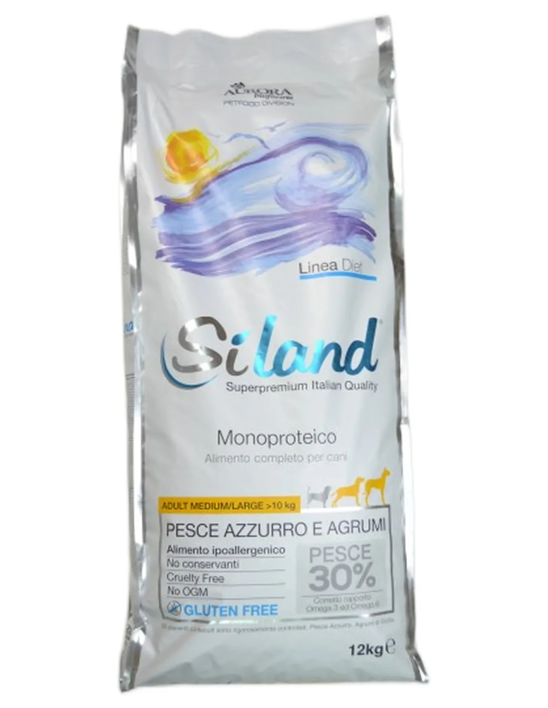 Siland Adult Medium Large pesce e agrumi 12 kg  