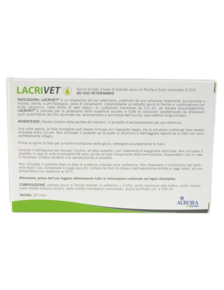 Lacrivet gocce oculari 10 flaconi  