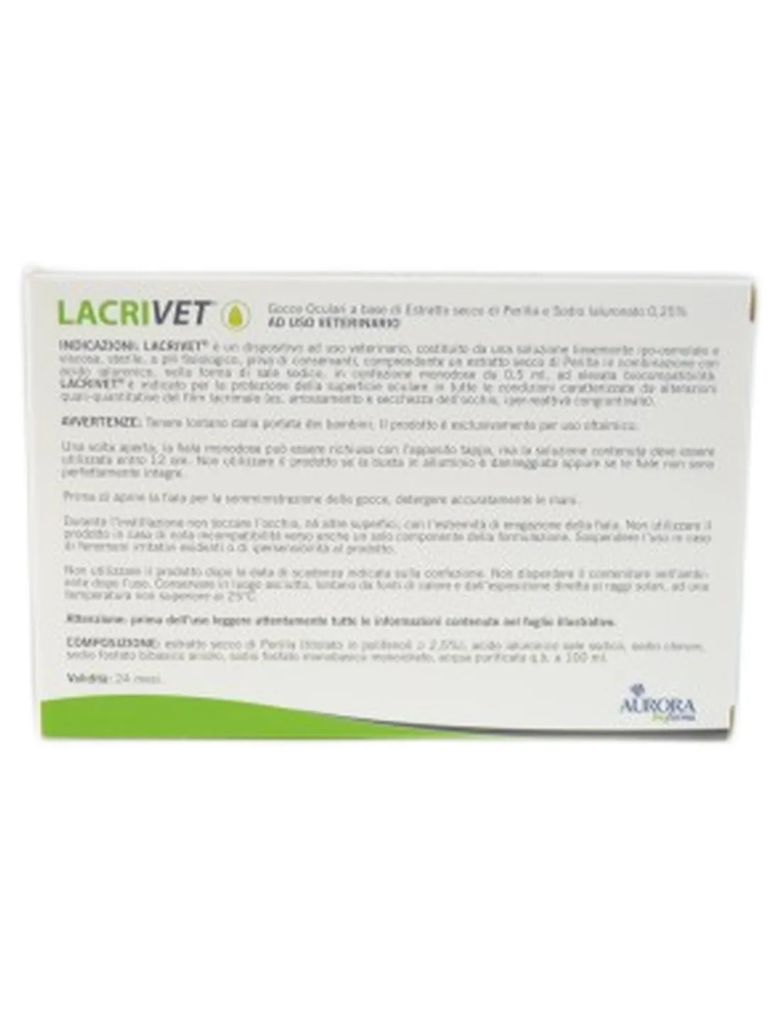 Lacrivet gocce oculari 10 flaconi  