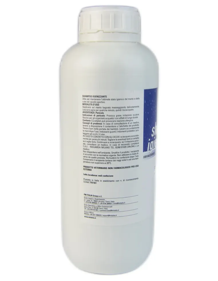 Shampoo Igienizzante FM Italia flacone 1000 ml  