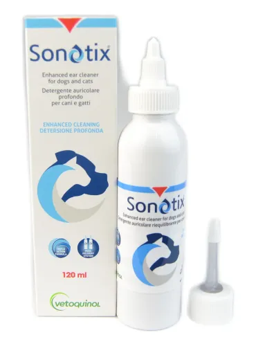 Sonotix Vetoquinol 1 flacone 120 ml detergente auricolare  