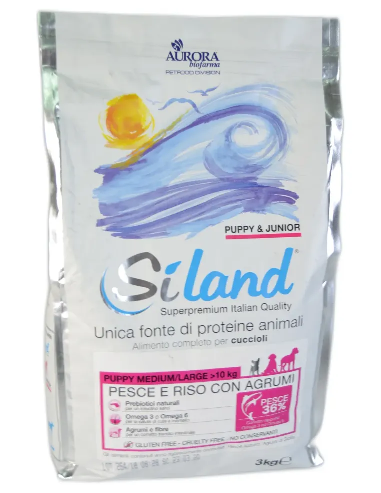 Siland Puppy Medium Large pesce 3 kg  