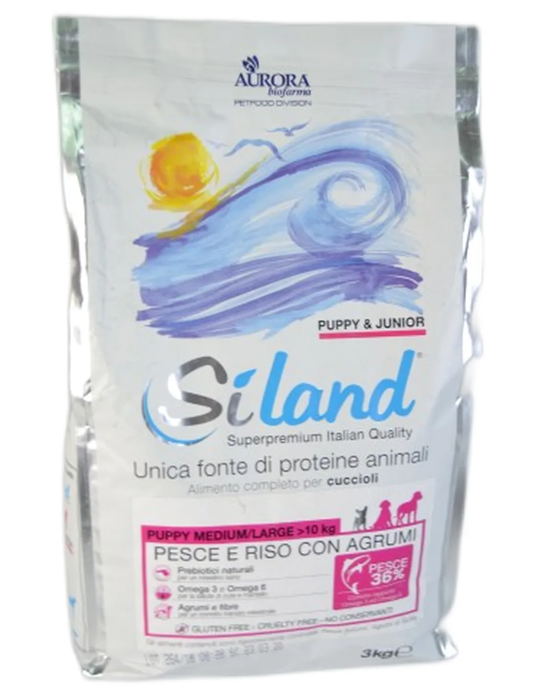 Siland Puppy Medium Large pesce 3 kg  