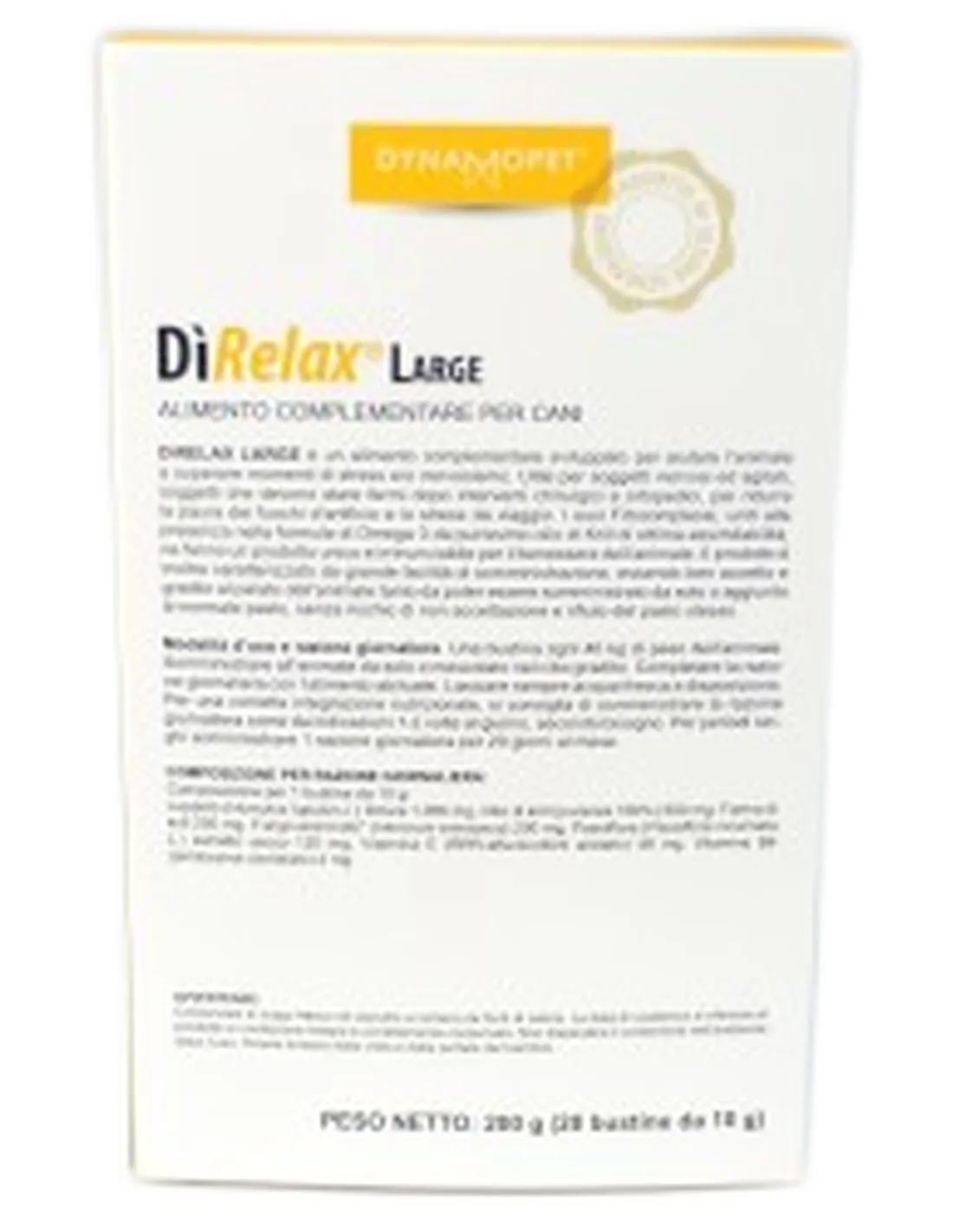 Dynamopet direlax large 20 bustine 10 g  