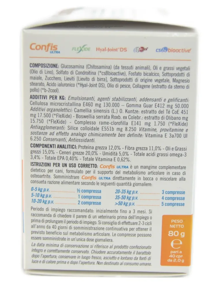 Confis Ultra Candioli 40 compresse appetibili  