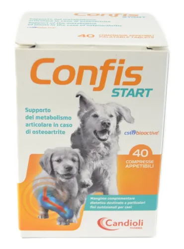 Confis Start Candioli 40 compresse appetibili da 2 g - 80 g  