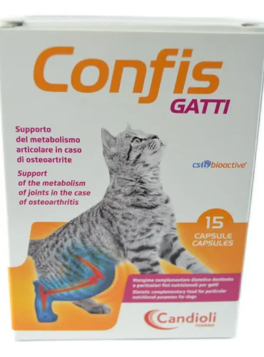 Confis Gatti Candioli 15 capsule appetibili da 0,5 g - 7,5 g  