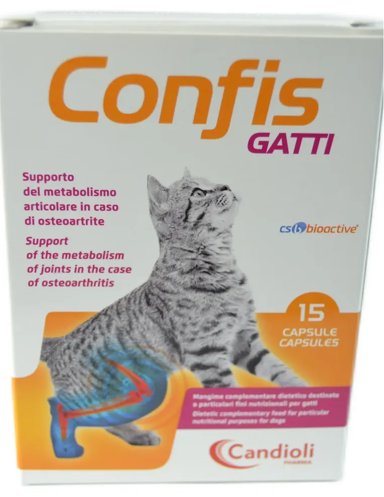Confis Gatti Candioli 15 capsule appetibili da 0,5 g - 7,5 g  