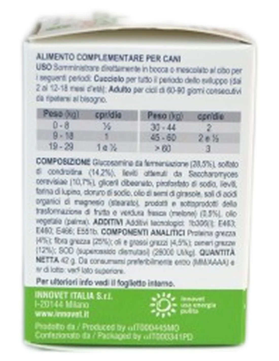 Condrogen Energy Innovet 30 compresse masticabili  