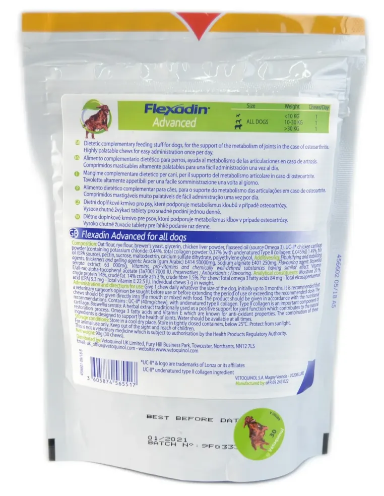 Flexadin Advanced New 30 tavolette appetibili  