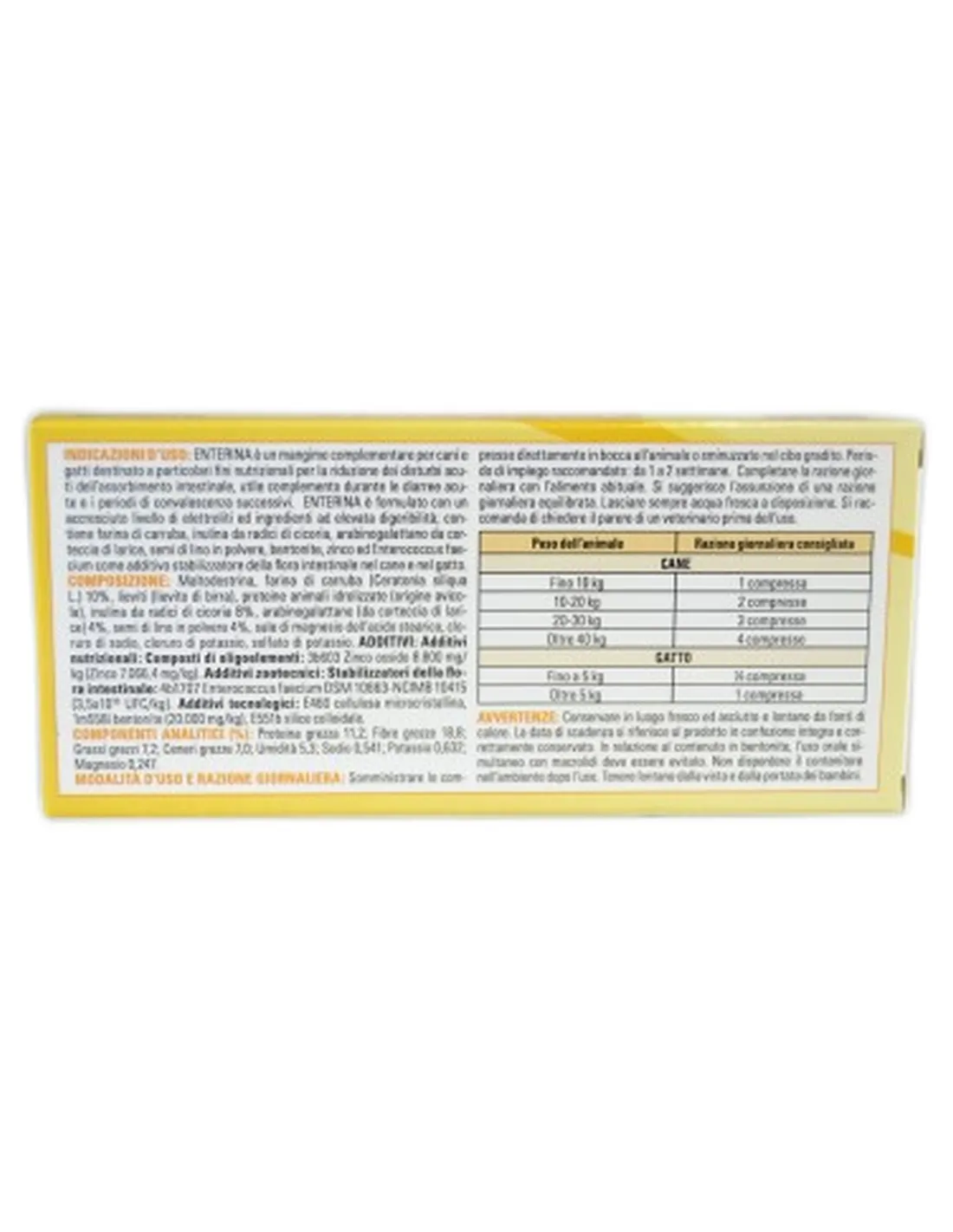 Enterina Buona Pet 10 compresse 12,5 g   Enterina Buona Pet 10 compresse 12,5 g