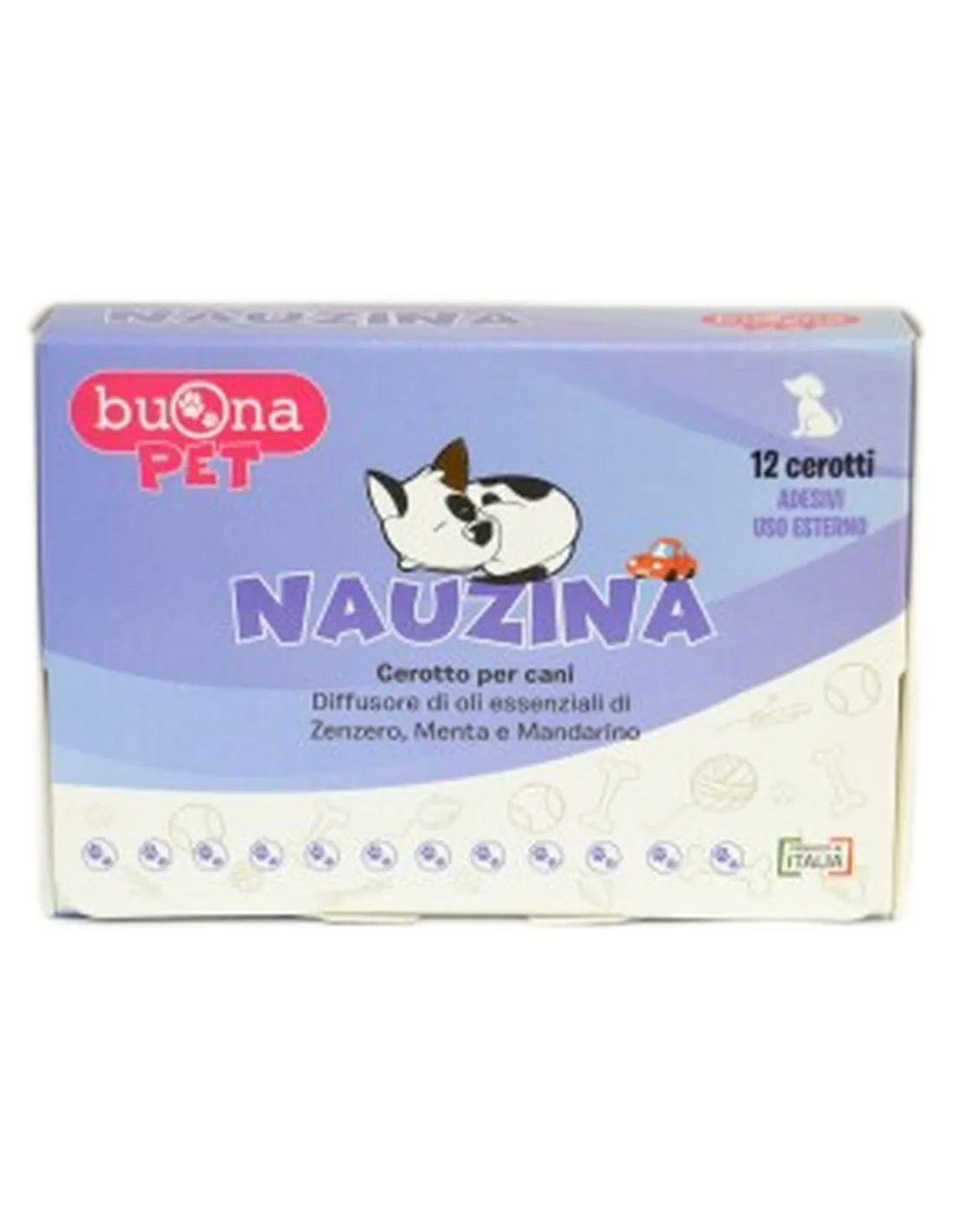 Nauzina Buona Pet 12 cerotti 4,2 g  