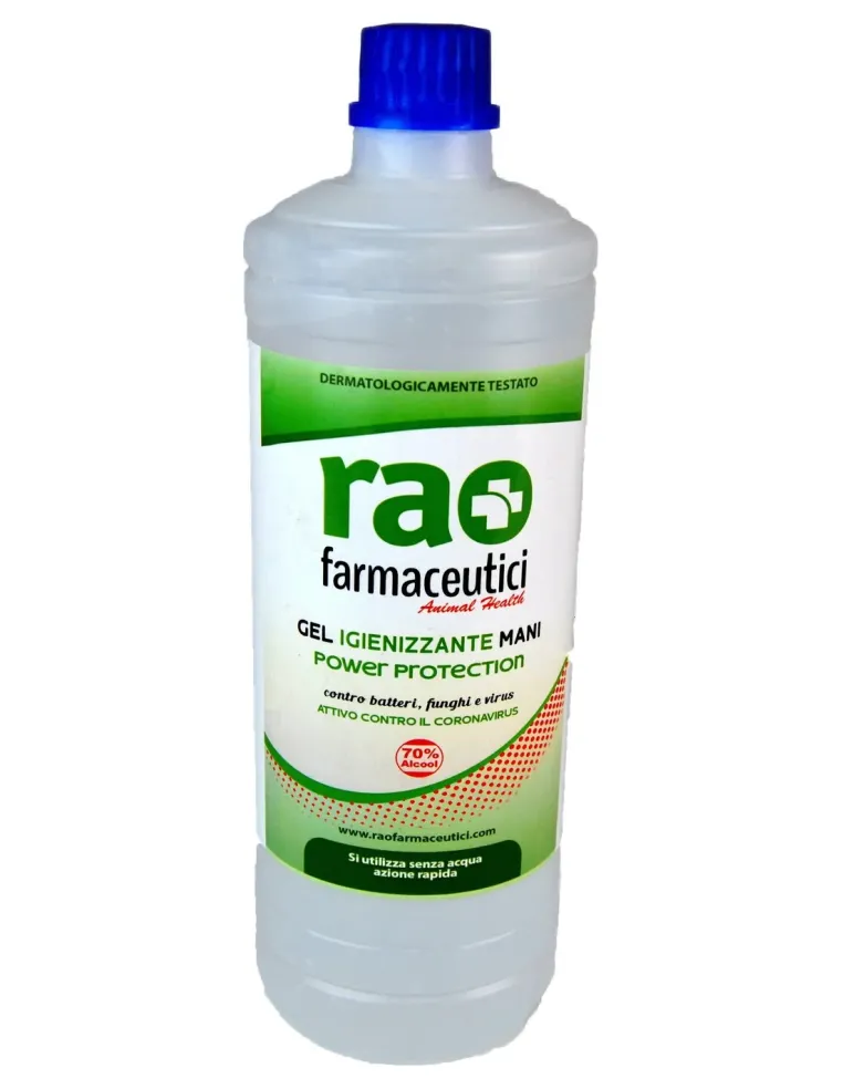 Gel per mani Power Protection Rao Farmaceutici 1 L  