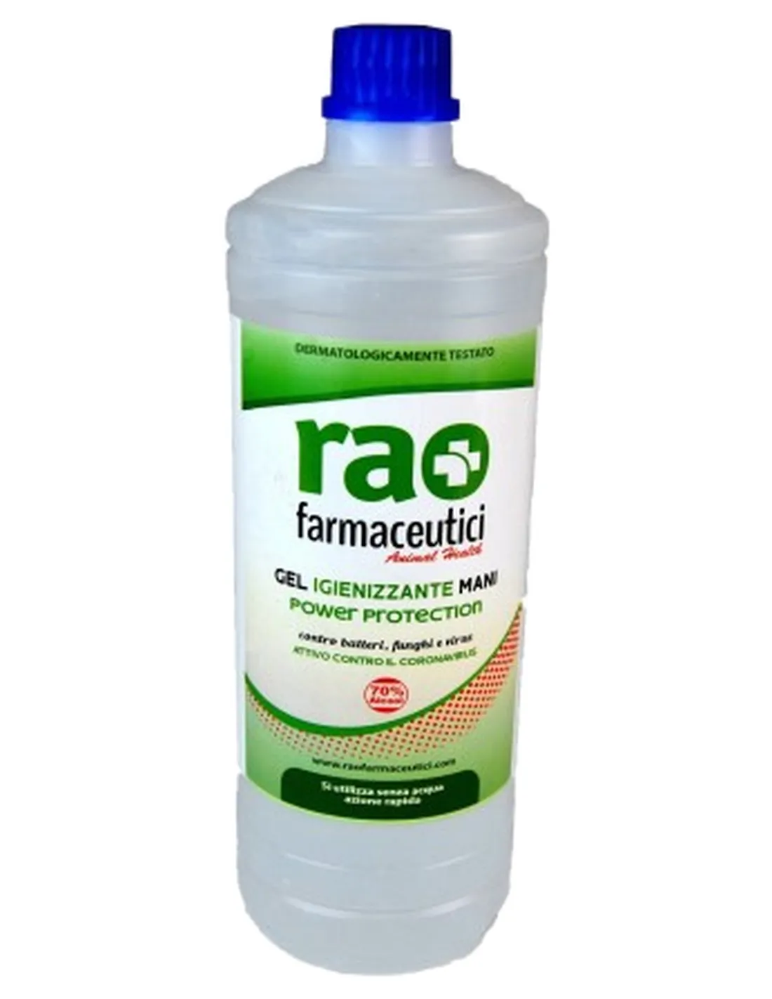 Gel per mani Power Protection Rao Farmaceutici 1 L   Gel per mani Power Protection Rao Farmaceutici 1 L