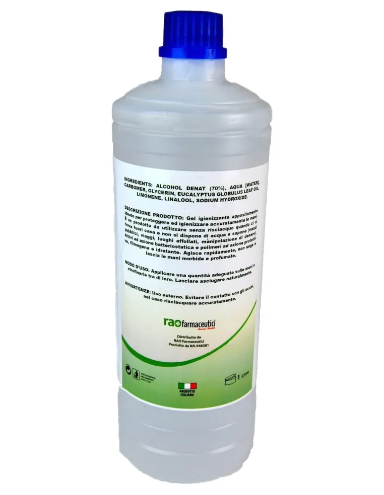 Gel per mani Power Protection Rao Farmaceutici 1 L