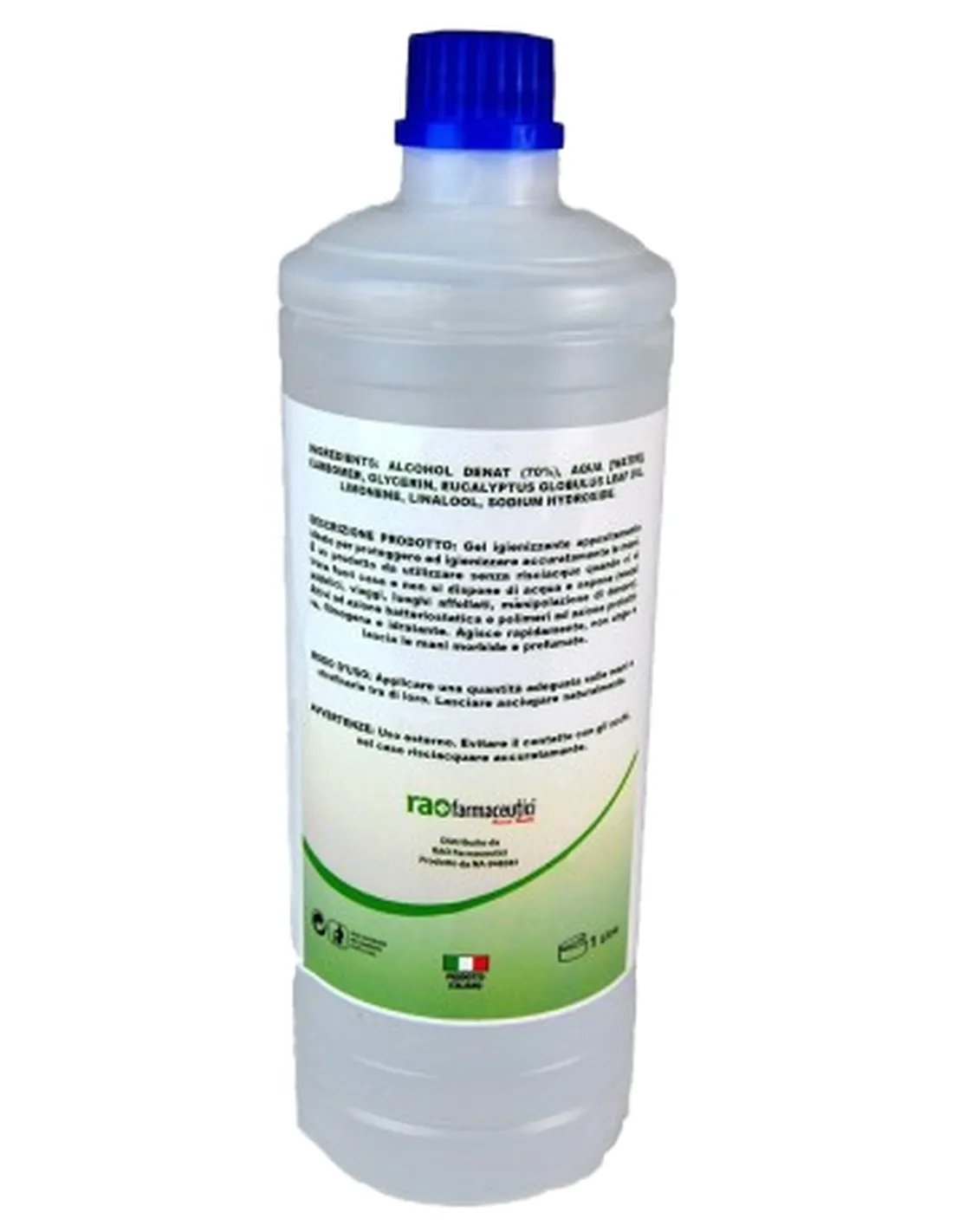 Gel per mani Power Protection Rao Farmaceutici 1 L   Gel per mani Power Protection Rao Farmaceutici 1 L