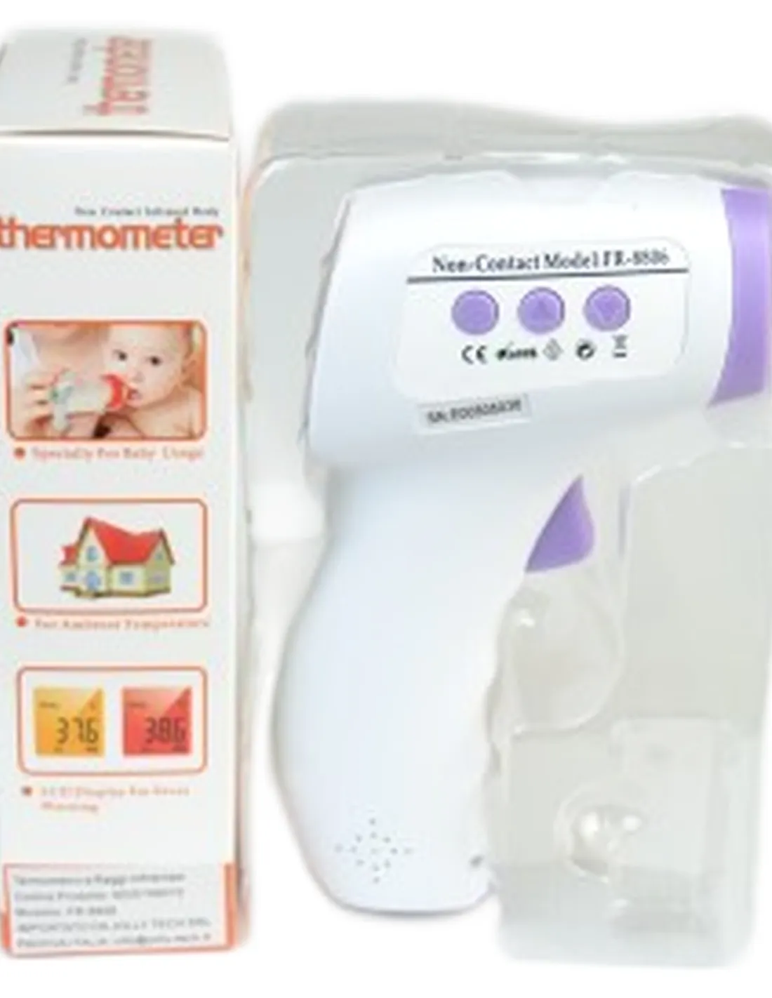 Termoscanner Infrarossi Termometro Digitale Senza Contatto  