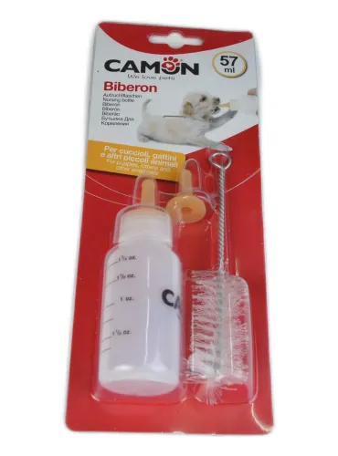 Camon Kit Biberon 57 ml con Tettarella e Spazzolino  