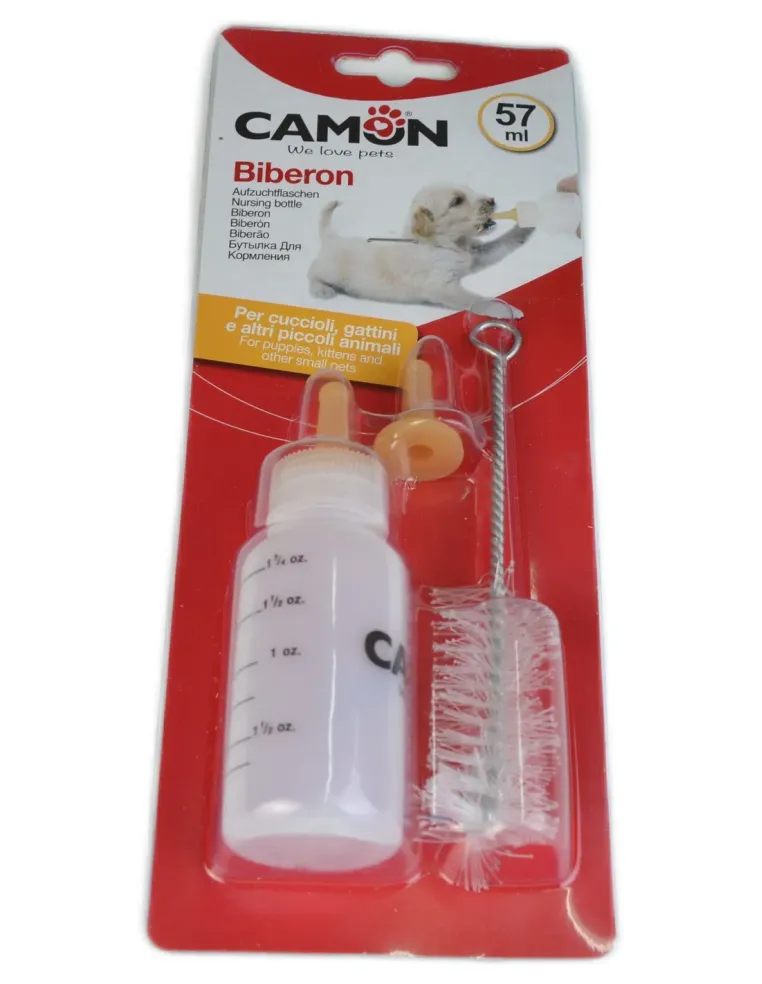 Camon Kit Biberon 57 ml con Tettarella e Spazzolino  