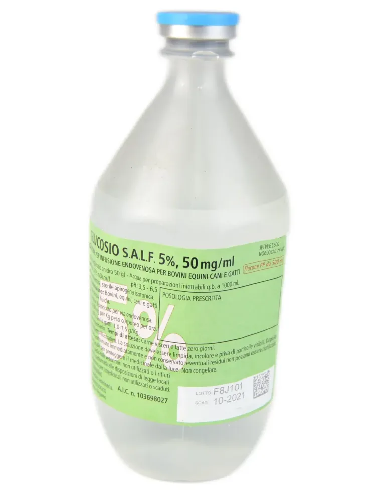 Glucosio Salf 5% 50mg/ml 500 ml  