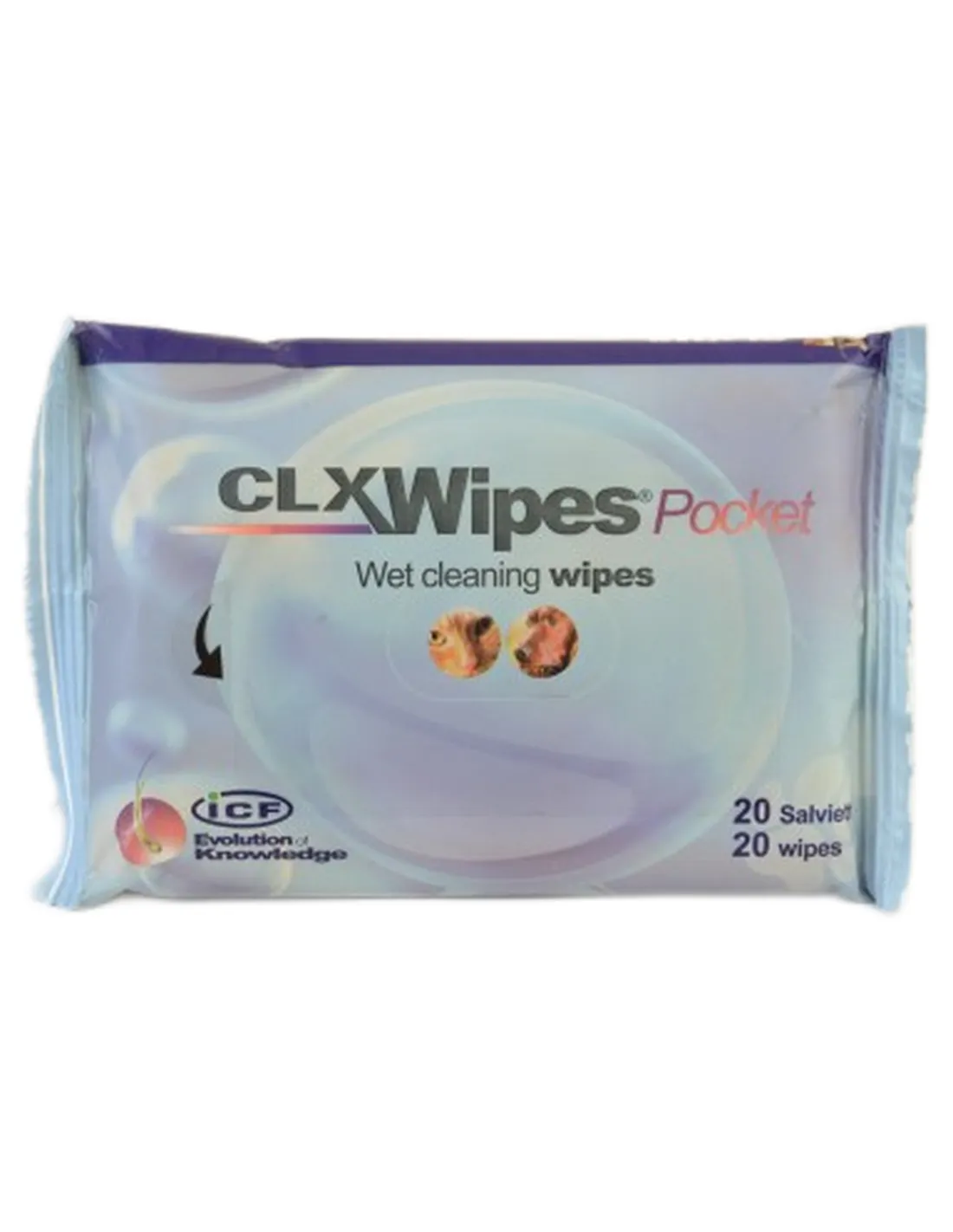 Clxwipes Pocket ICF 20 salviette  