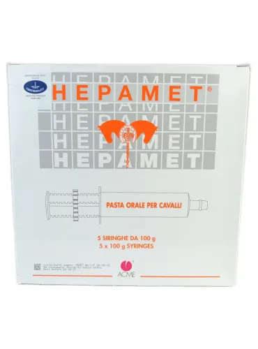 Hepamet Acme sospensione orale pasta 5 siringhe 100 g
