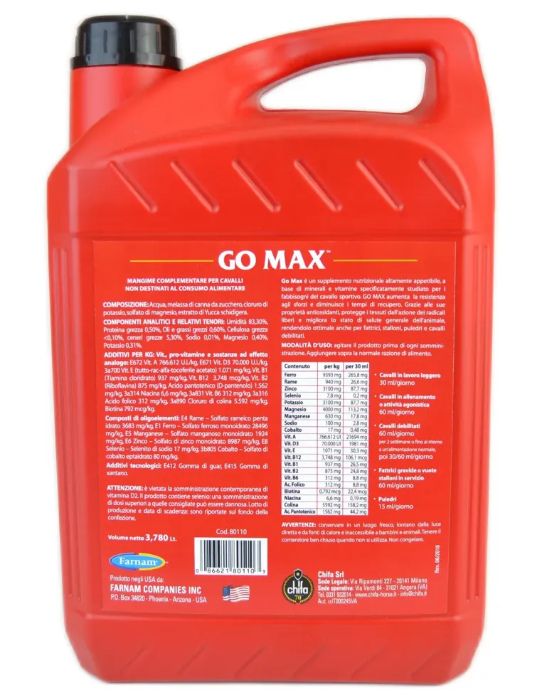 Go Max Chifa Farnam flacone da 3,78 L  
