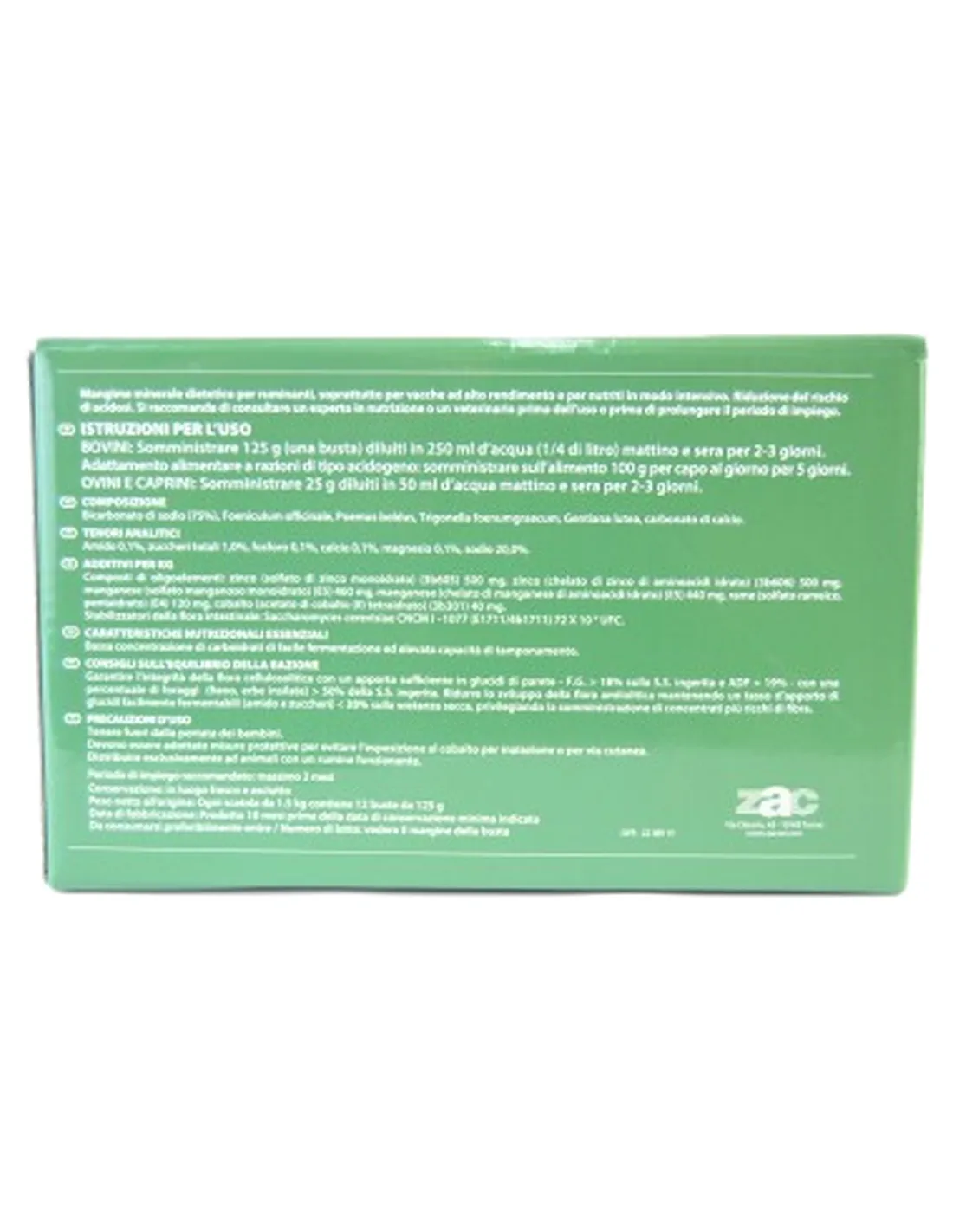 Bihor Diet Ruminativo Zac 12x125 g  