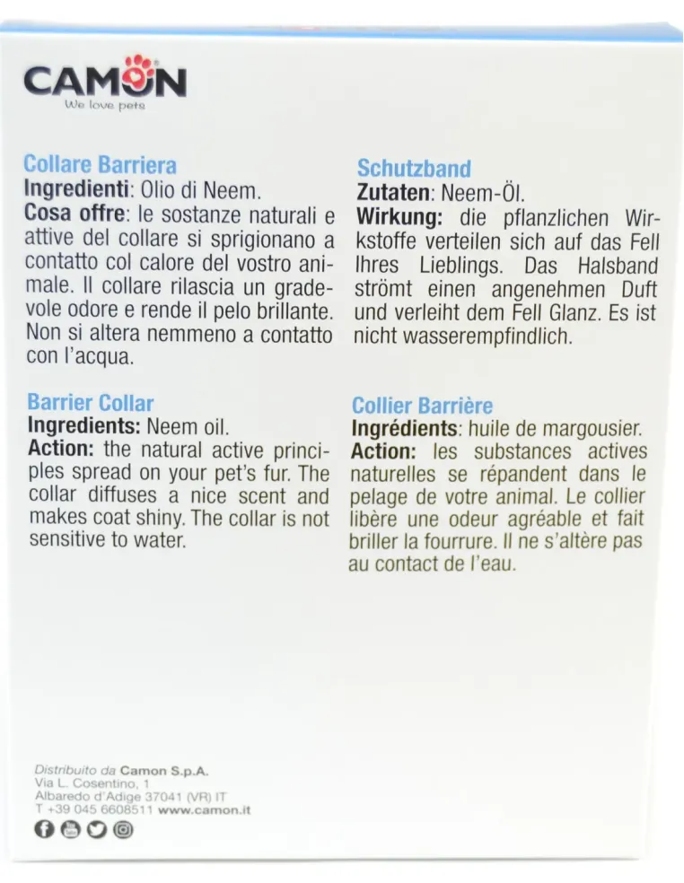 Protection Collare Barriera Camon collare cane 60 cm  
