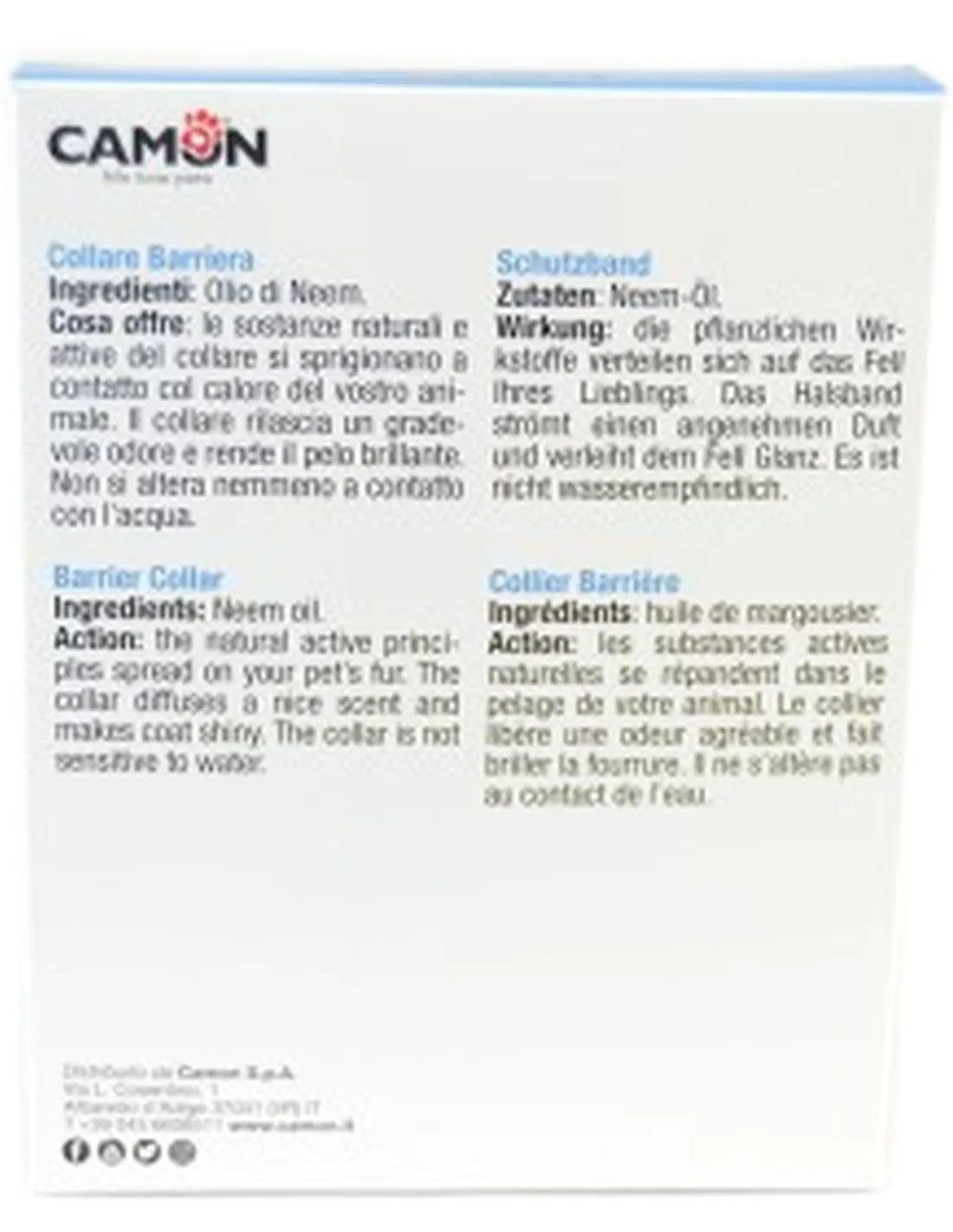 Protection Collare Barriera Camon collare cane 60 cm  