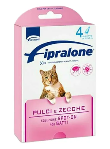 Fipralone Spot-On Gatti Formevet 4 pipette da 0,5 ml  