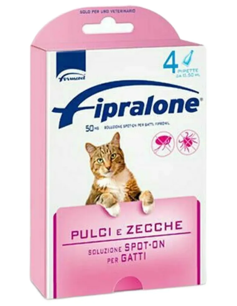 Fipralone Spot-On Gatti Formevet 4 pipette da 0,5 ml  