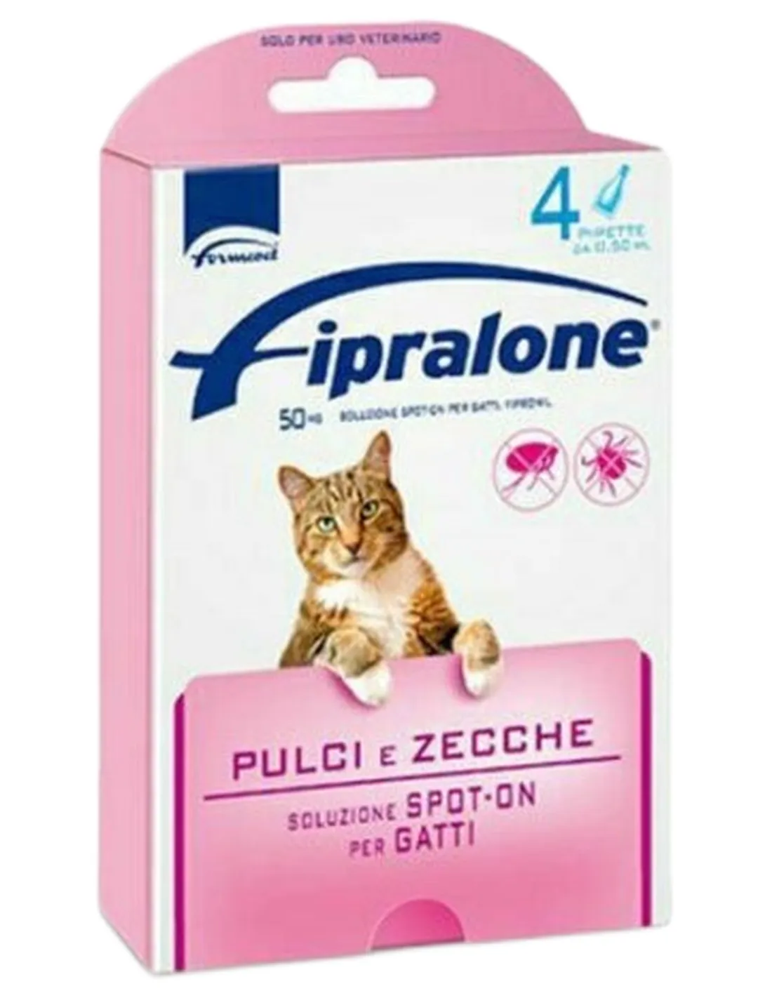 Fipralone Spot-On Gatti Formevet 4 pipette da 0,5 ml  