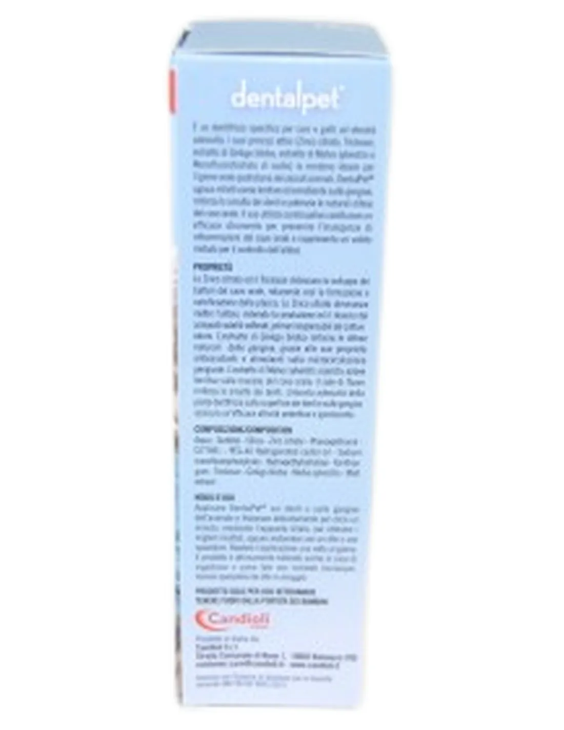 DentalPet Candioli dentifricio per cani e gatti 50 ml  
