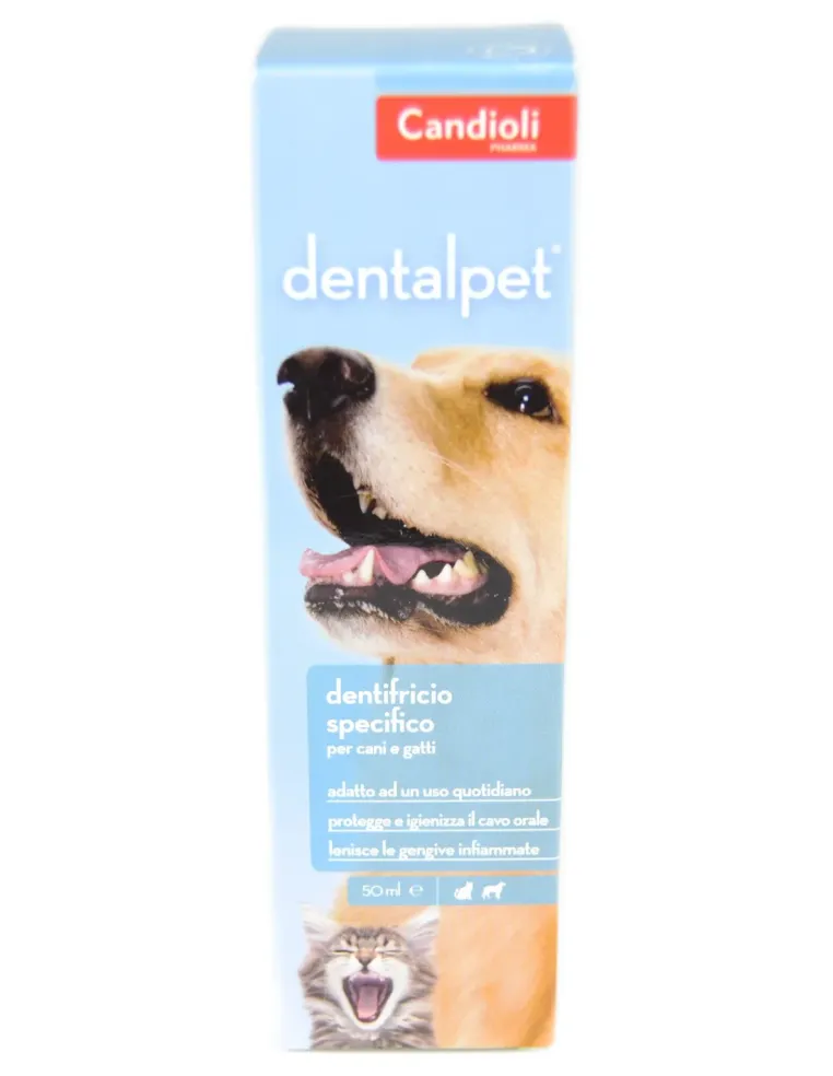 DentalPet Candioli dentifricio per cani e gatti 50 ml  