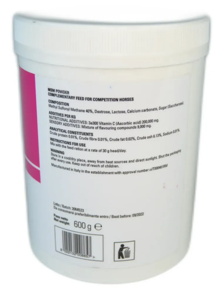 MSM Powder 600 gr  