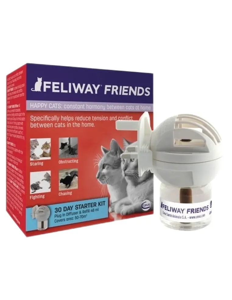 Feliway friends diffusore + ricarica 48 ml  