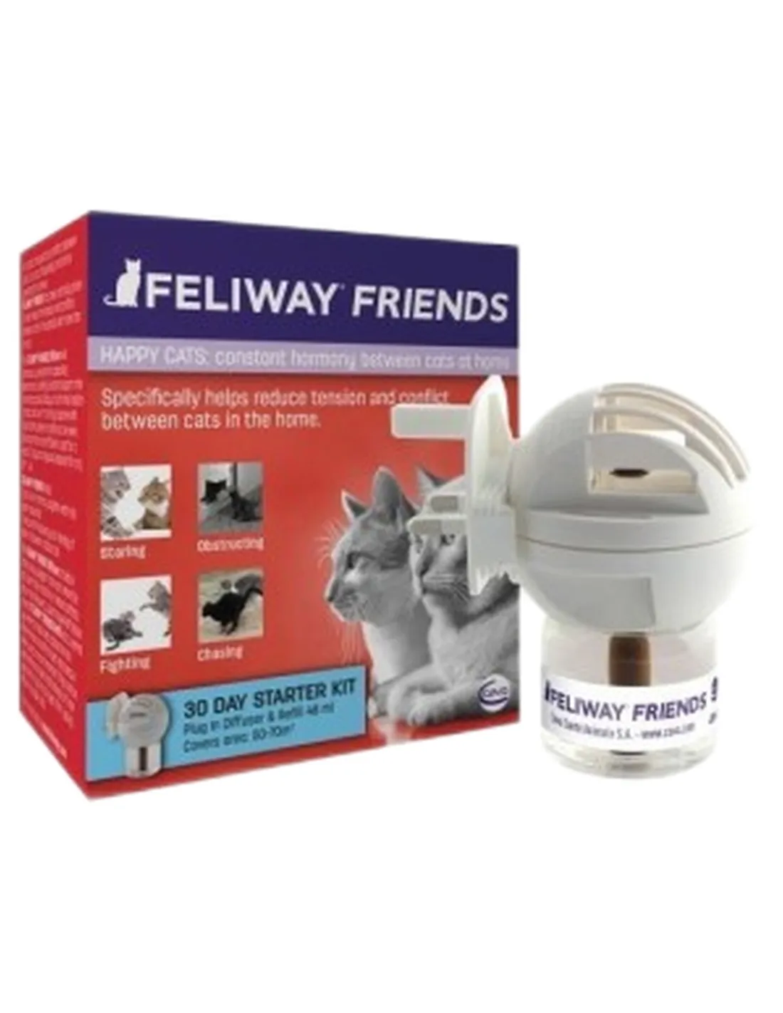 Feliway friends diffusore + ricarica 48 ml  