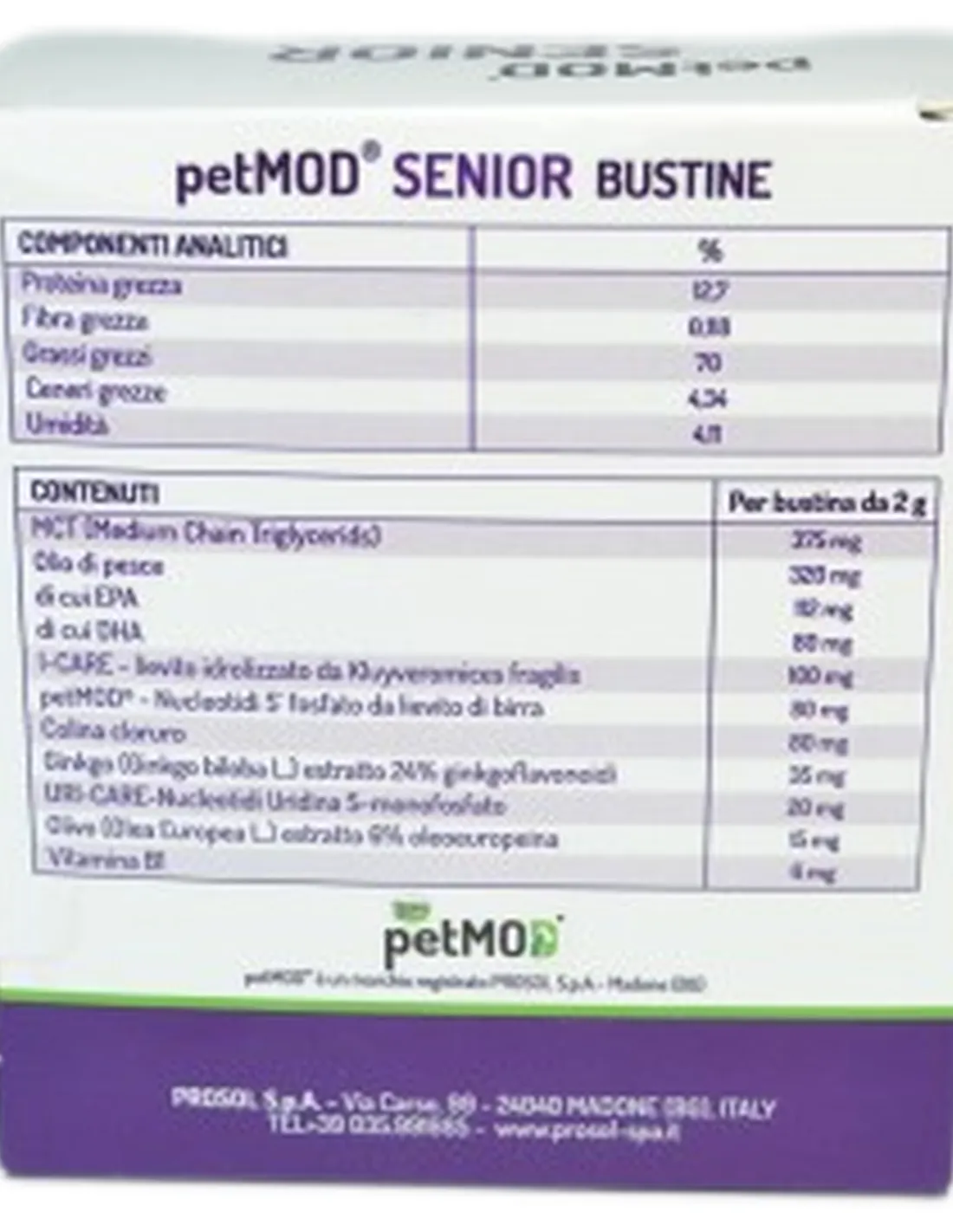 Petmod Senior Prosol 30 bustine  