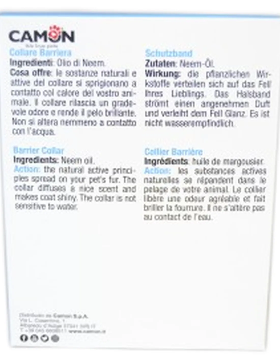 Protection Collare Barriera gatto 35 cm Camon   Protection Collare Barriera gatto 35 cm Camon