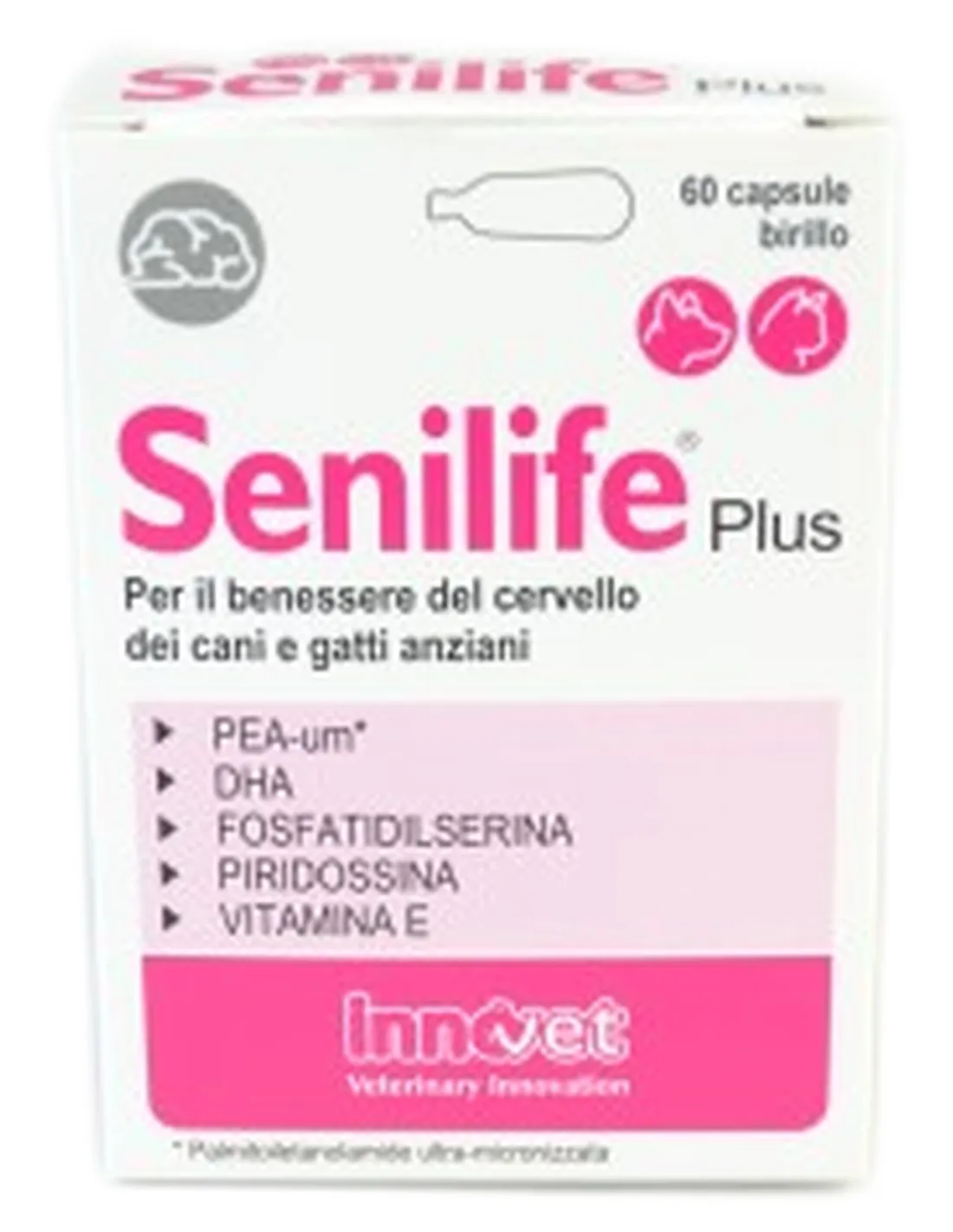 Senilife Plus 60 capsule birillo Innovet  