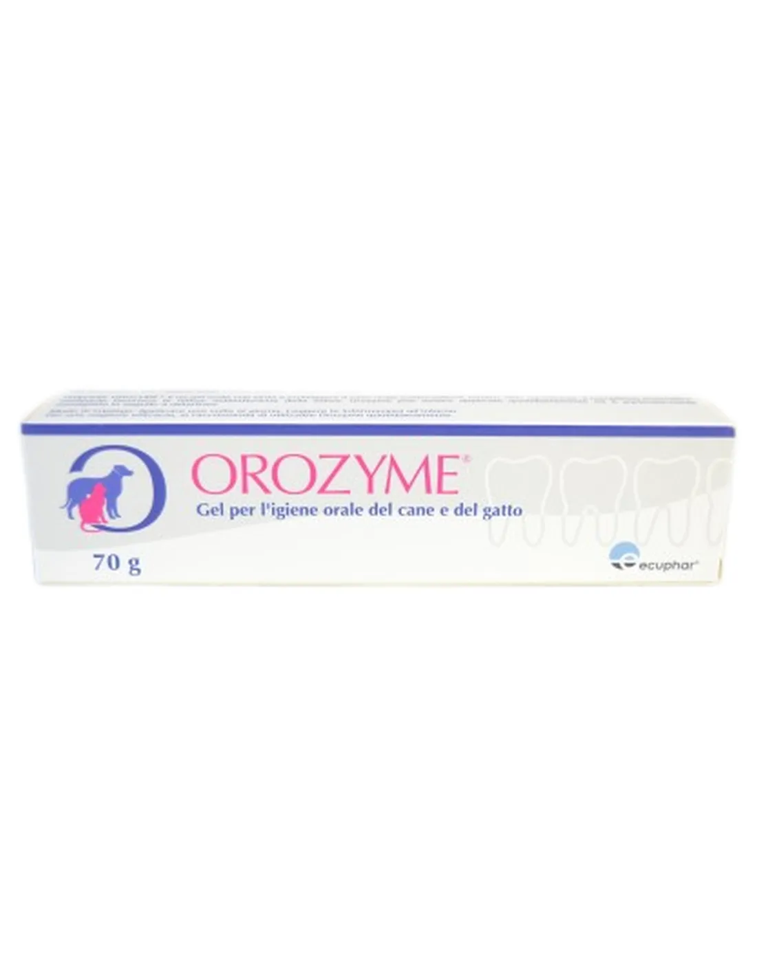Orozyme gel per l'igiene orale per cani e gatti 70 g Ecuphar  