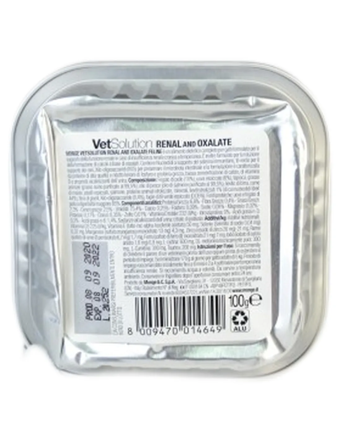 Monge Vetsolution renal & oxalate feline 100 g  