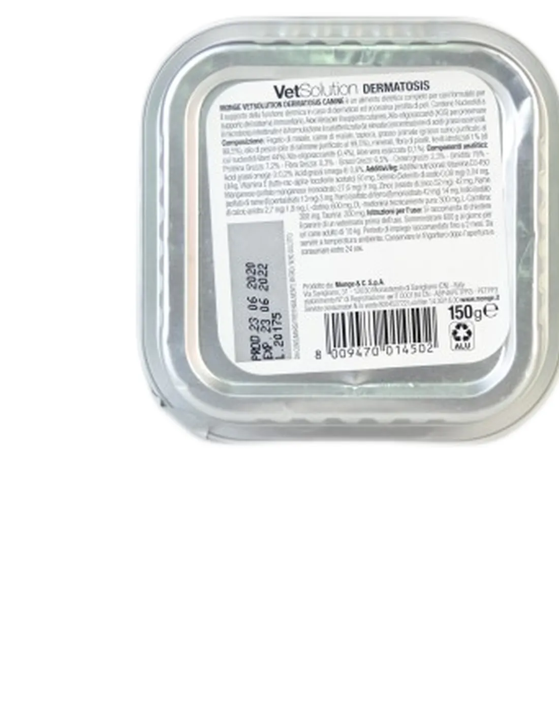 Monge Vetsolution dermatosis canine 150 g  