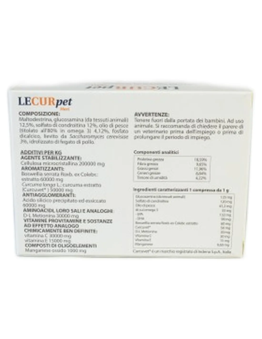 Lecurpet maxi 60 compresse  