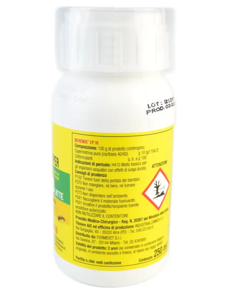 Forteciper insetticida flacone da 250 ml Formevet  