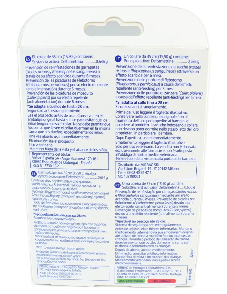 Prevendog 2 collari cm 35 per cani fino a 5 kg  